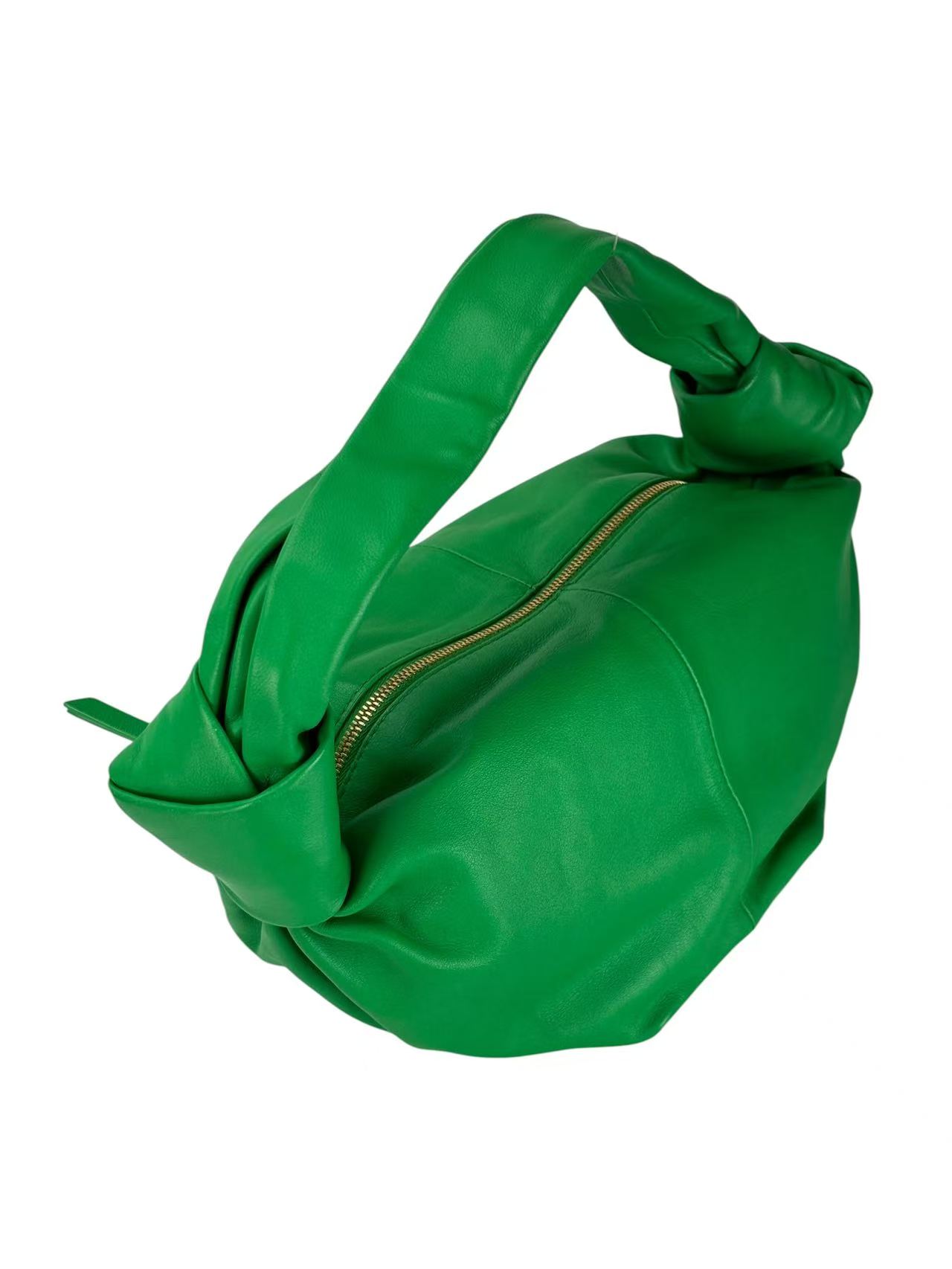 BOTTEGA VENETA - Green Calfskin Double Knot Handbag