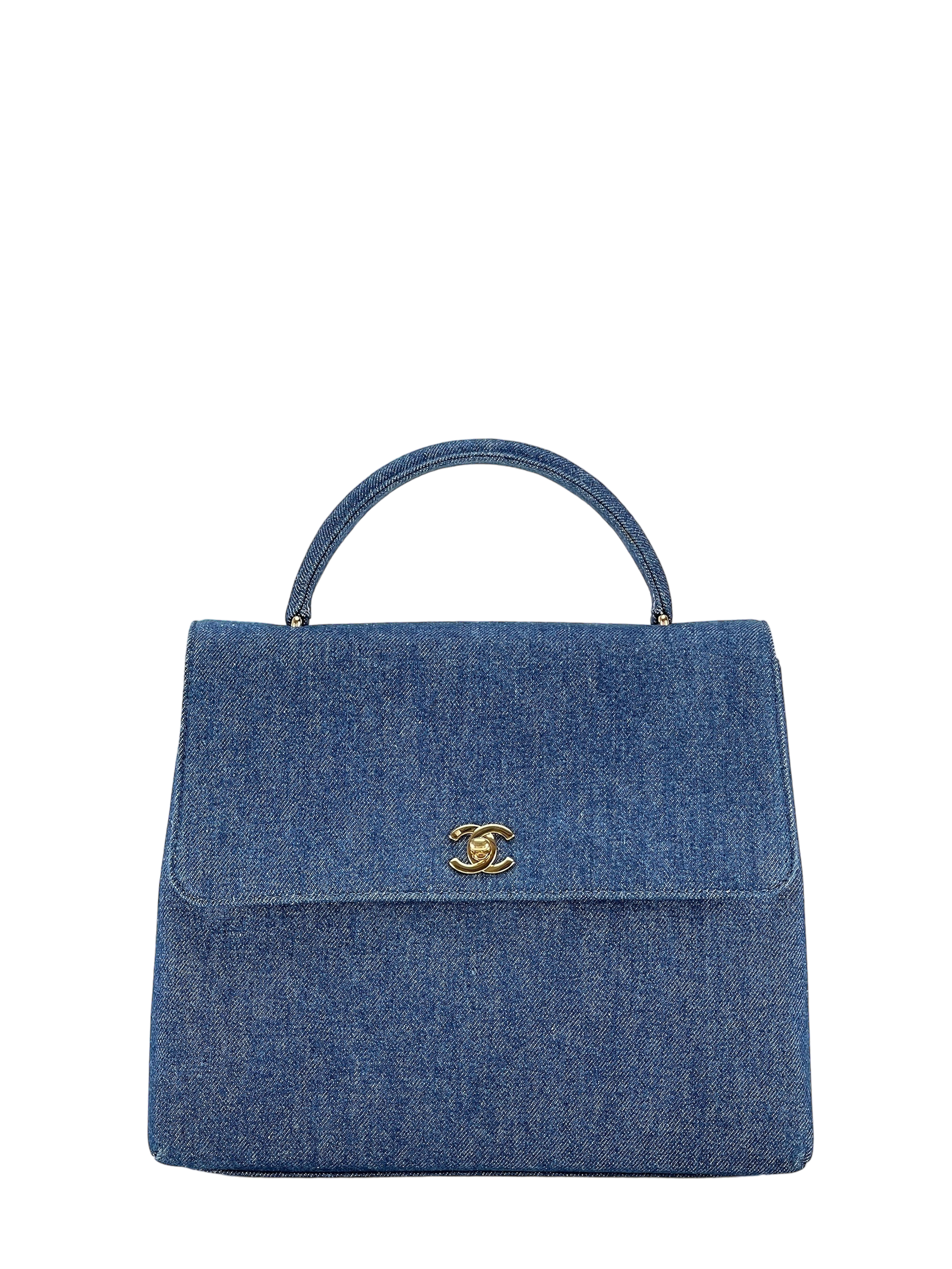 CHANEL - Denim Handle Kelly 30 Bag