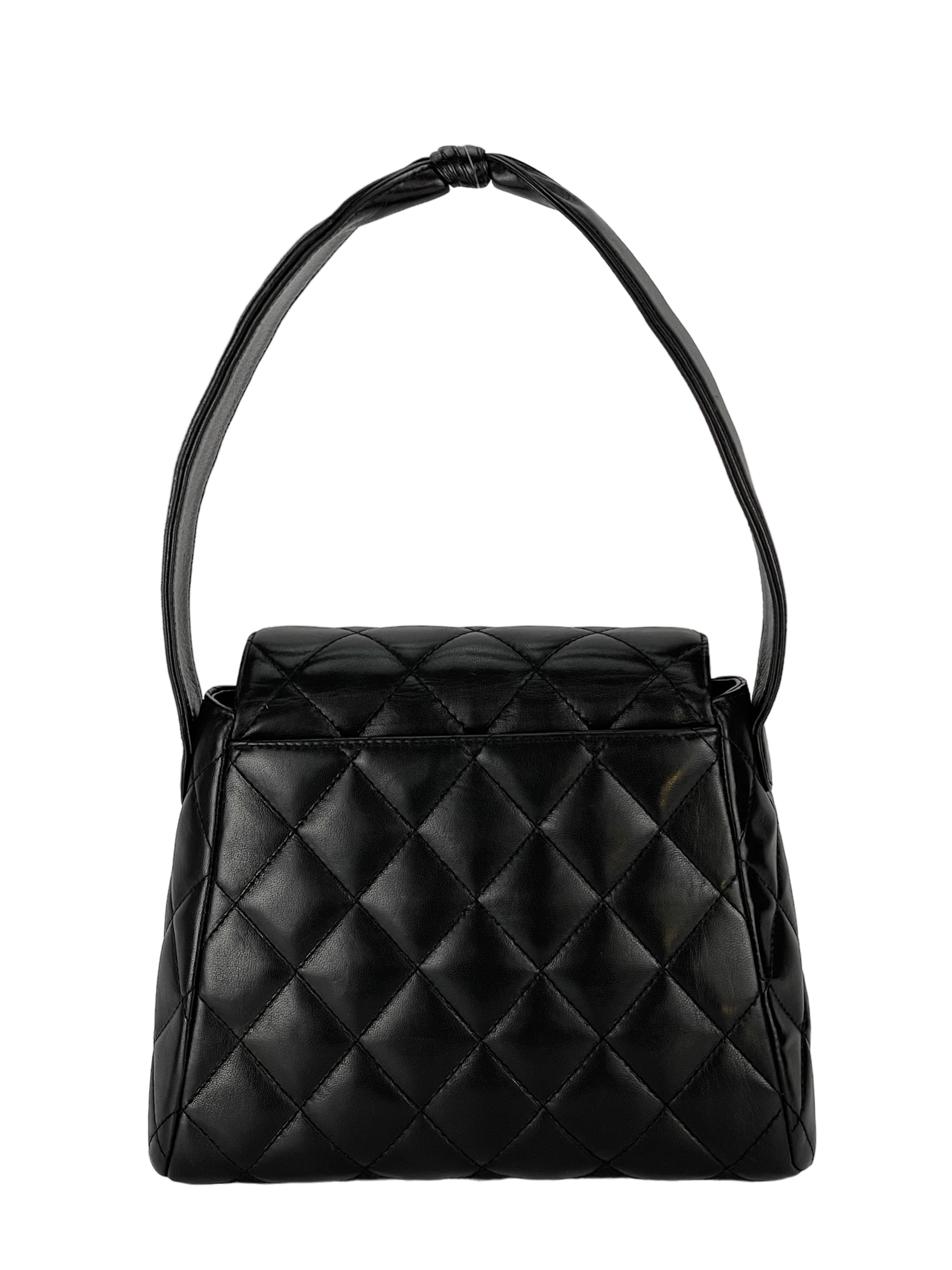 CHANEL -  Lambskin Vintage Kelly Shoulder Bag