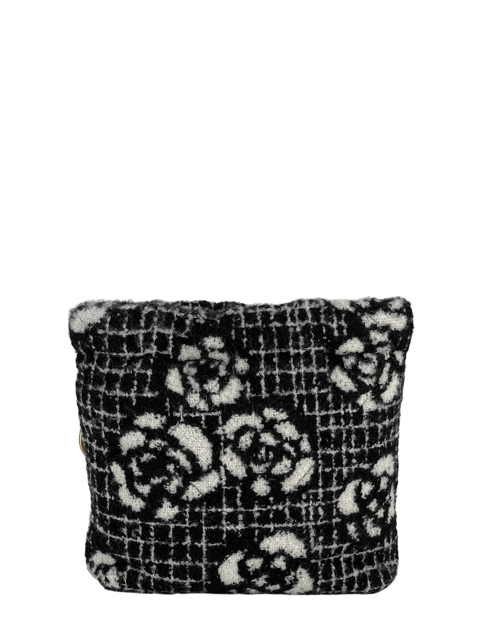 CHANEL - 22 Mini Bag Camellia Tweed Gold Hardware