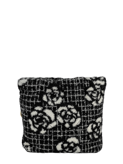 CHANEL - 22 Mini Bag Camellia Tweed Gold Hardware
