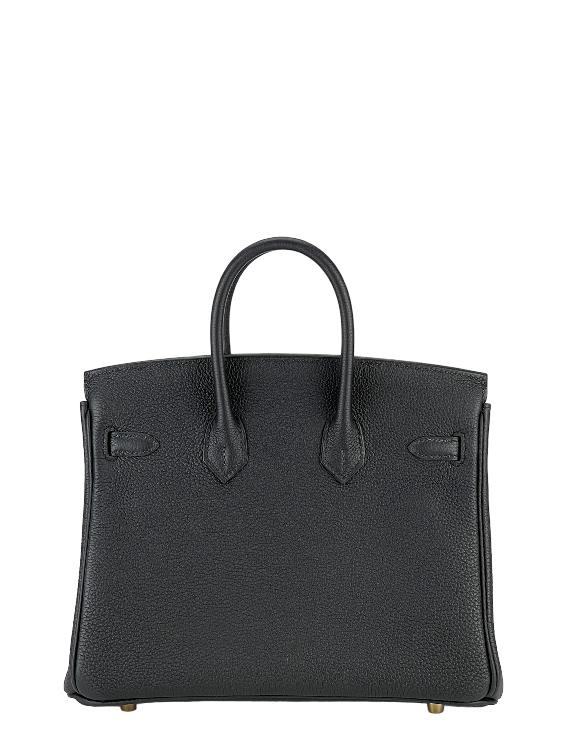 HERMES - Birkin 25 Togo Noir Gold Hardware 
