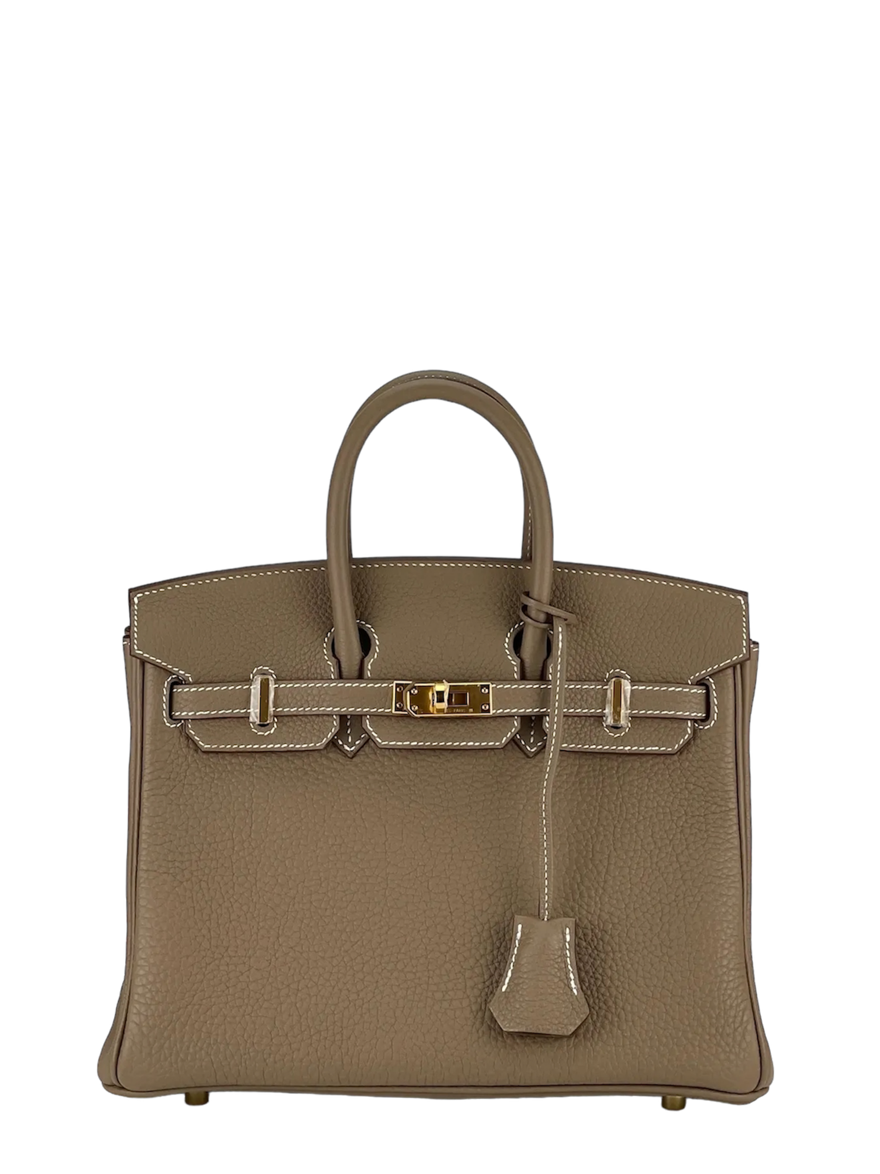 HERMES - Birkin 25 Togo Etoupe Gold Hardware