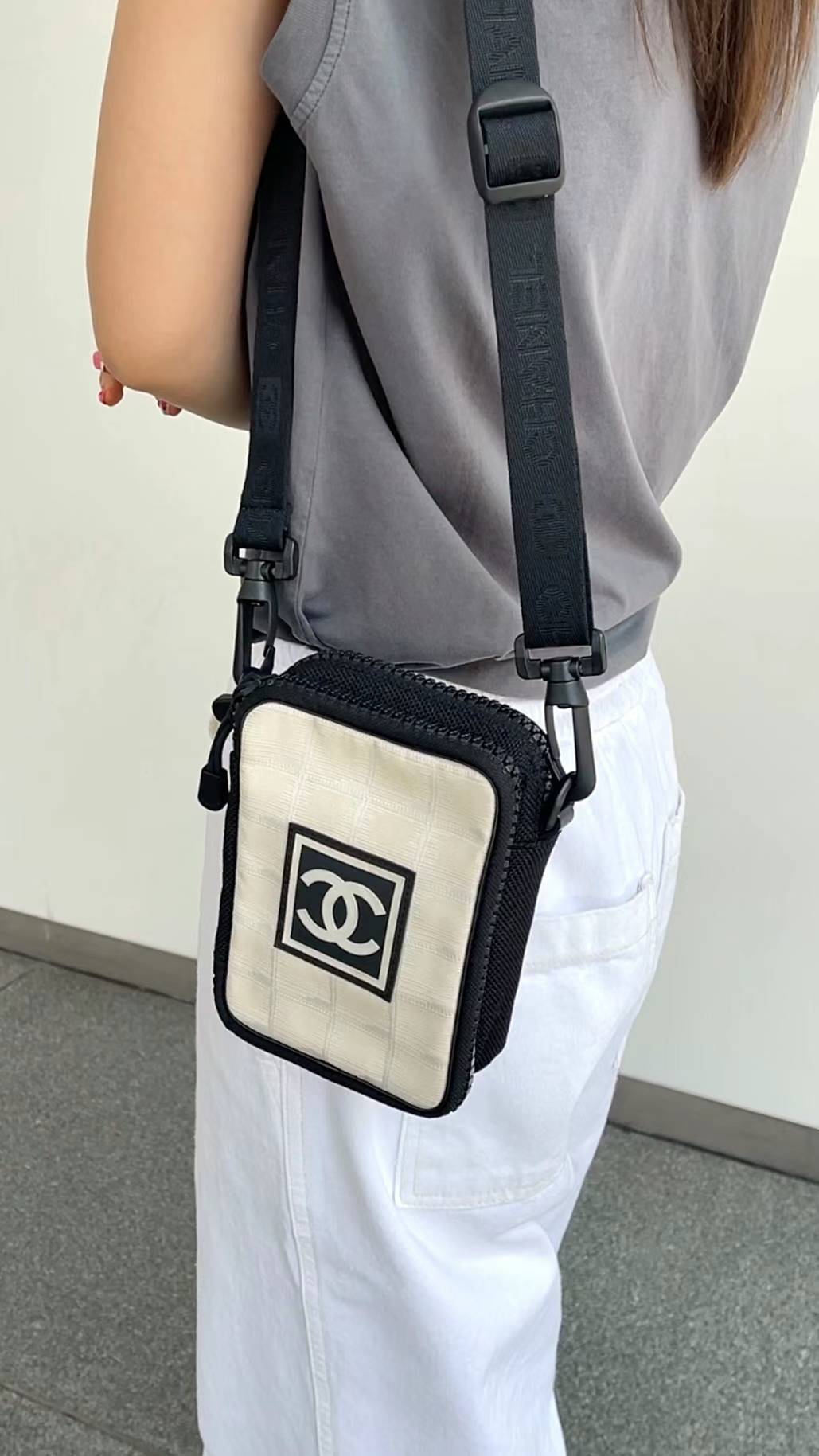 CHANEL - Sport Vintage Small Nylon Crossbody Bag