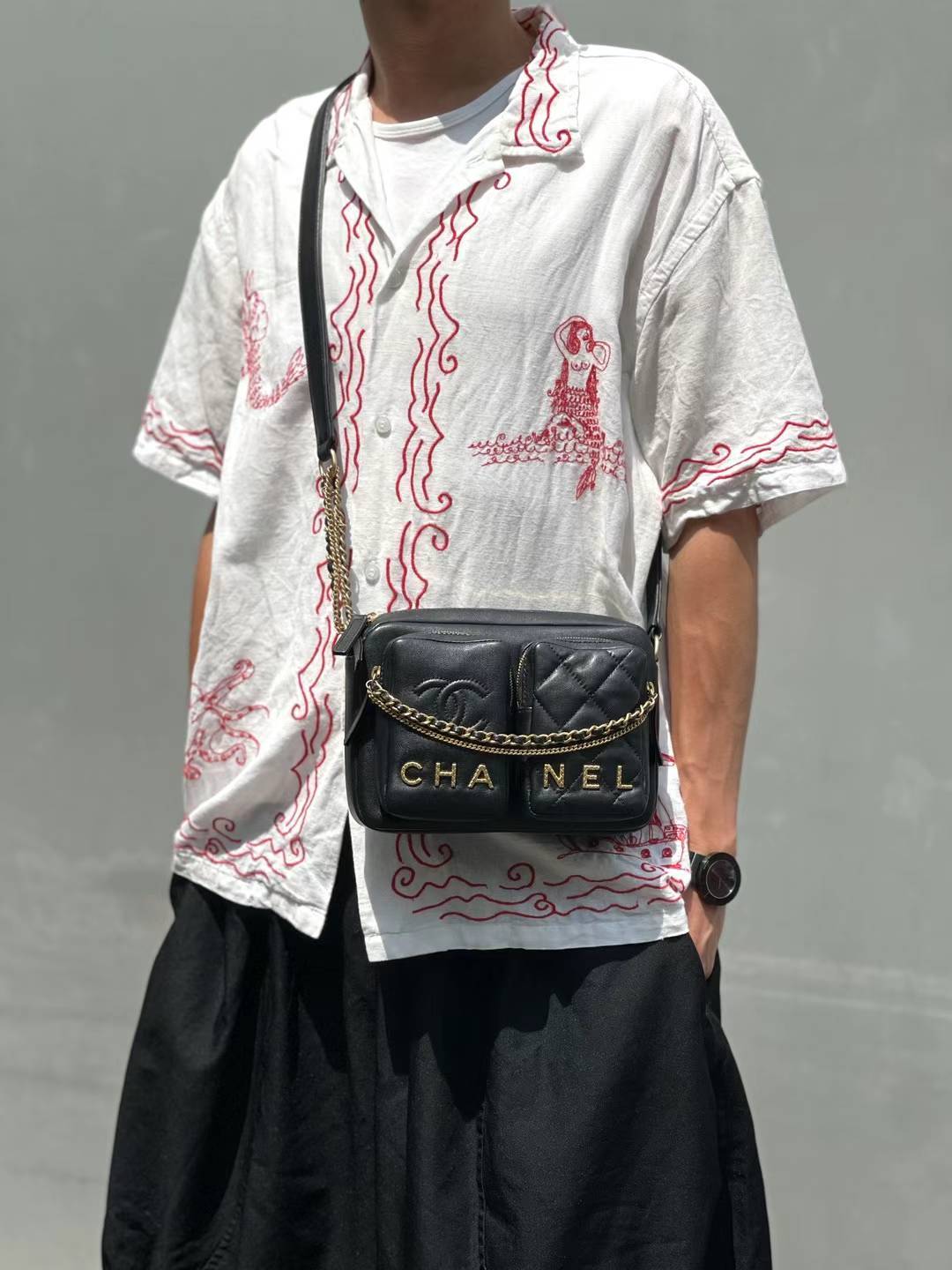 CHANEL - 22C Calfskin Small Camera Bag