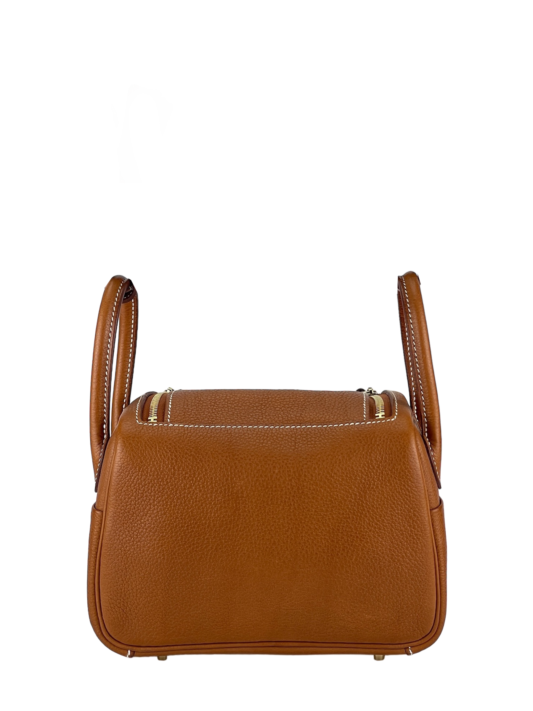 HERMES - Mini Lindy Gold Clemence Gold Hardware