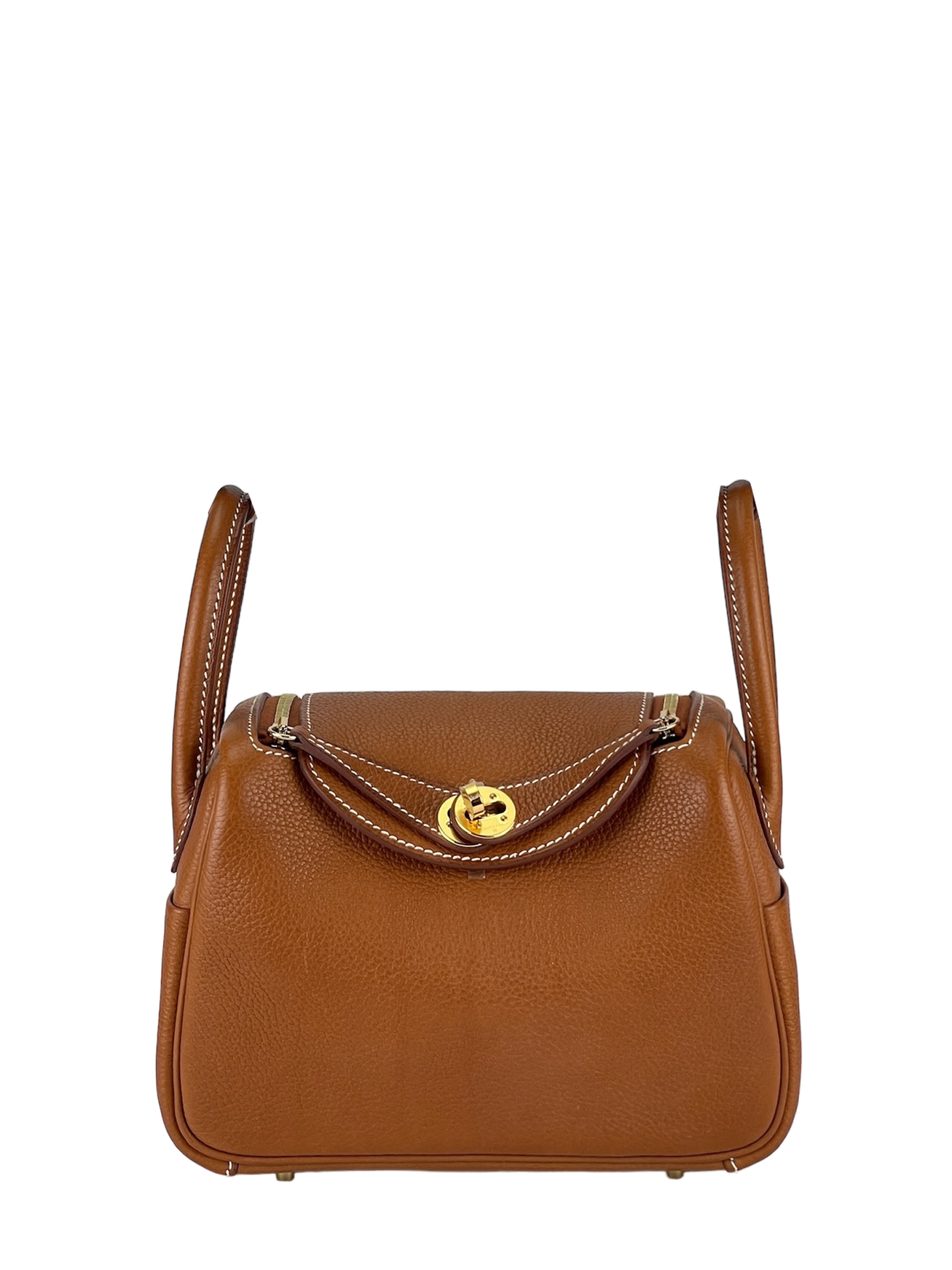 HERMES - Mini Lindy Gold Clemence Gold Hardware