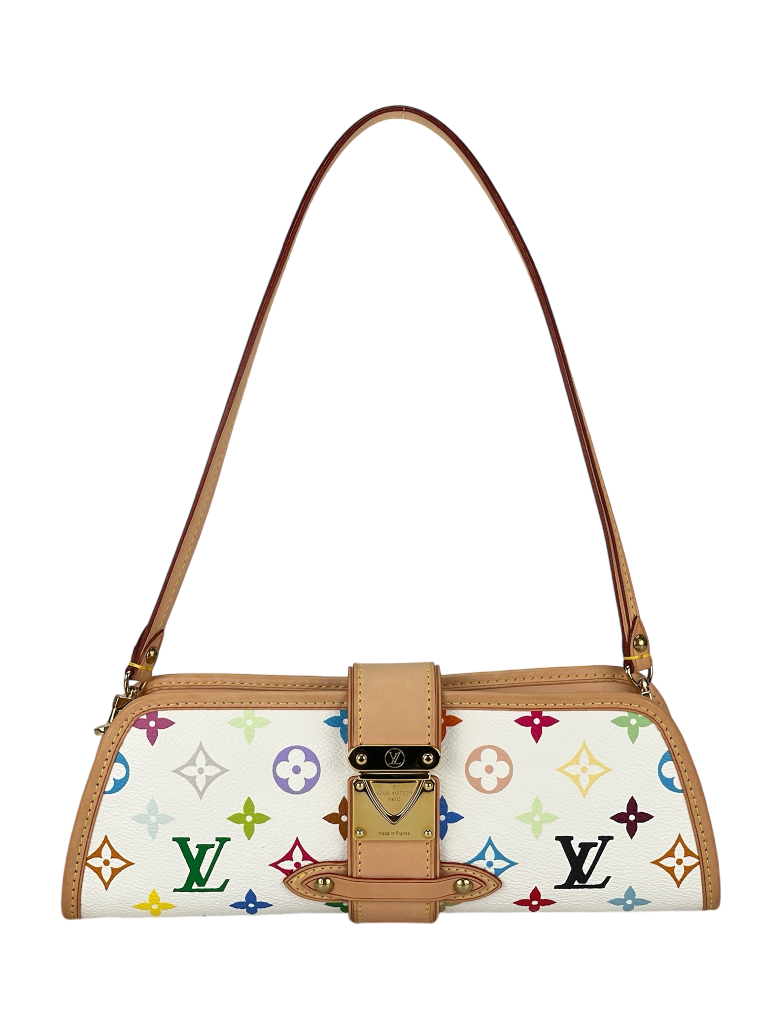 LOUIS VUITTON - White Monogram Multicolor Shirley Bron 2way Bag
