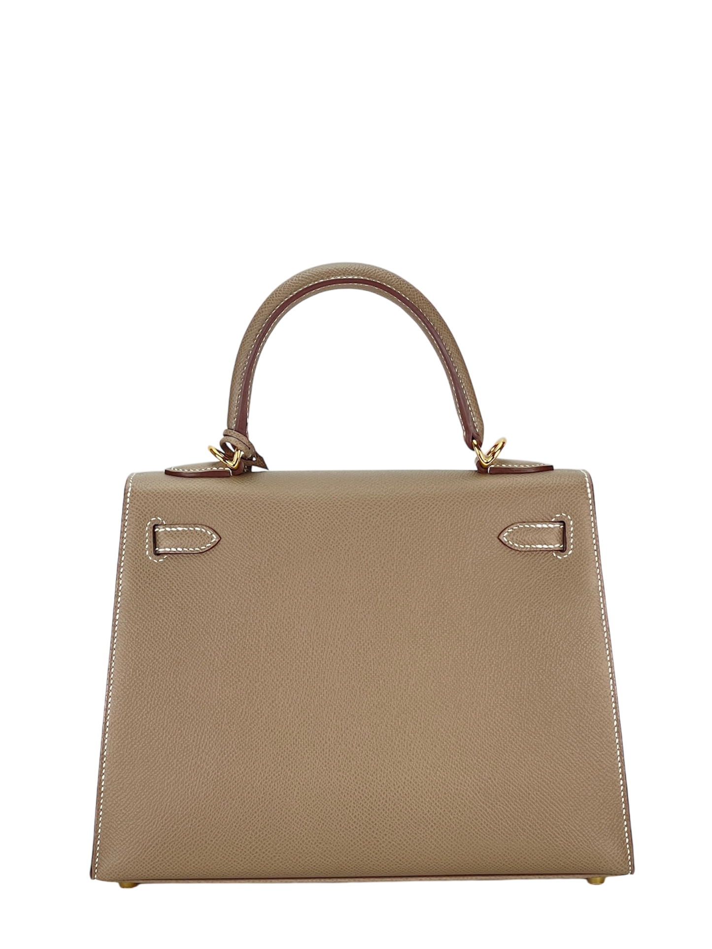 HERMES - Kelly 25 Etoupe Epsom Gold Hardware
