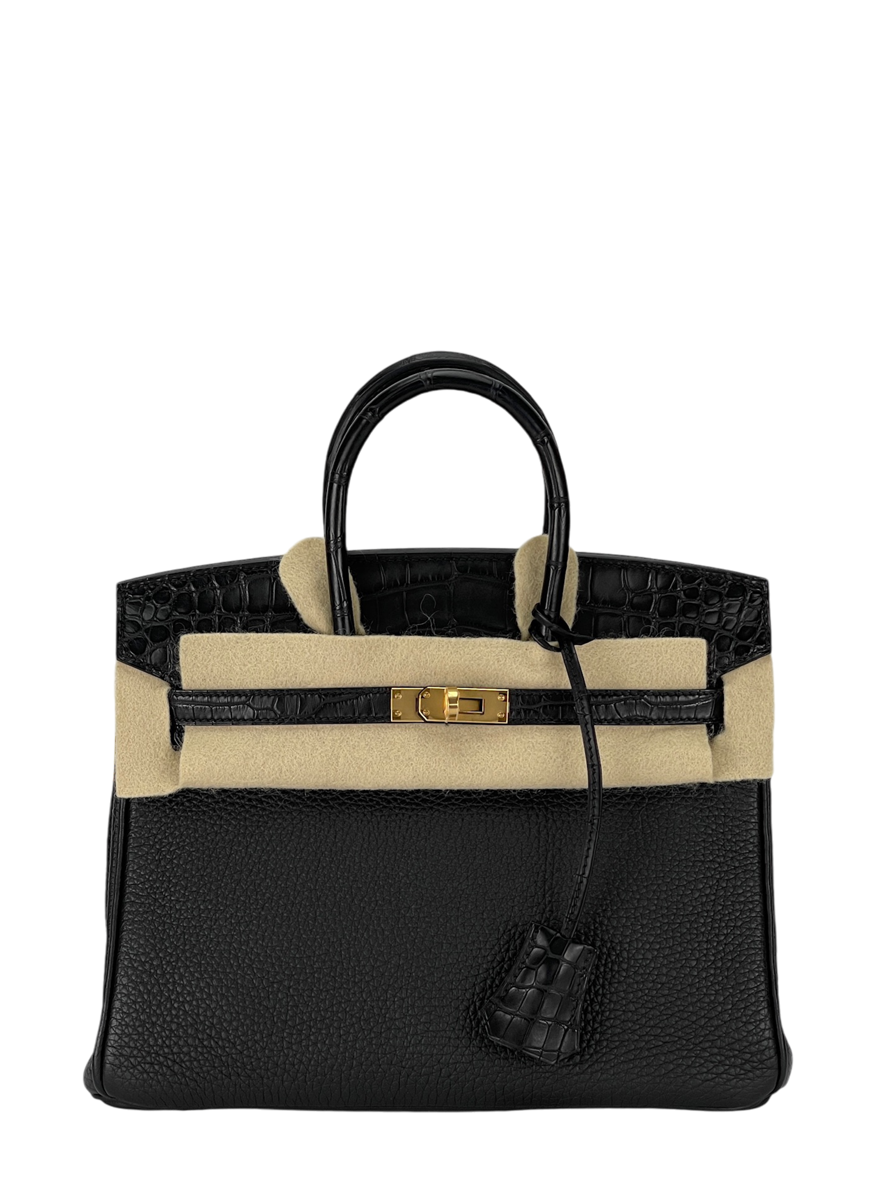 HERMES - Birkin25 Alligator Togo Touch Gold Hardware