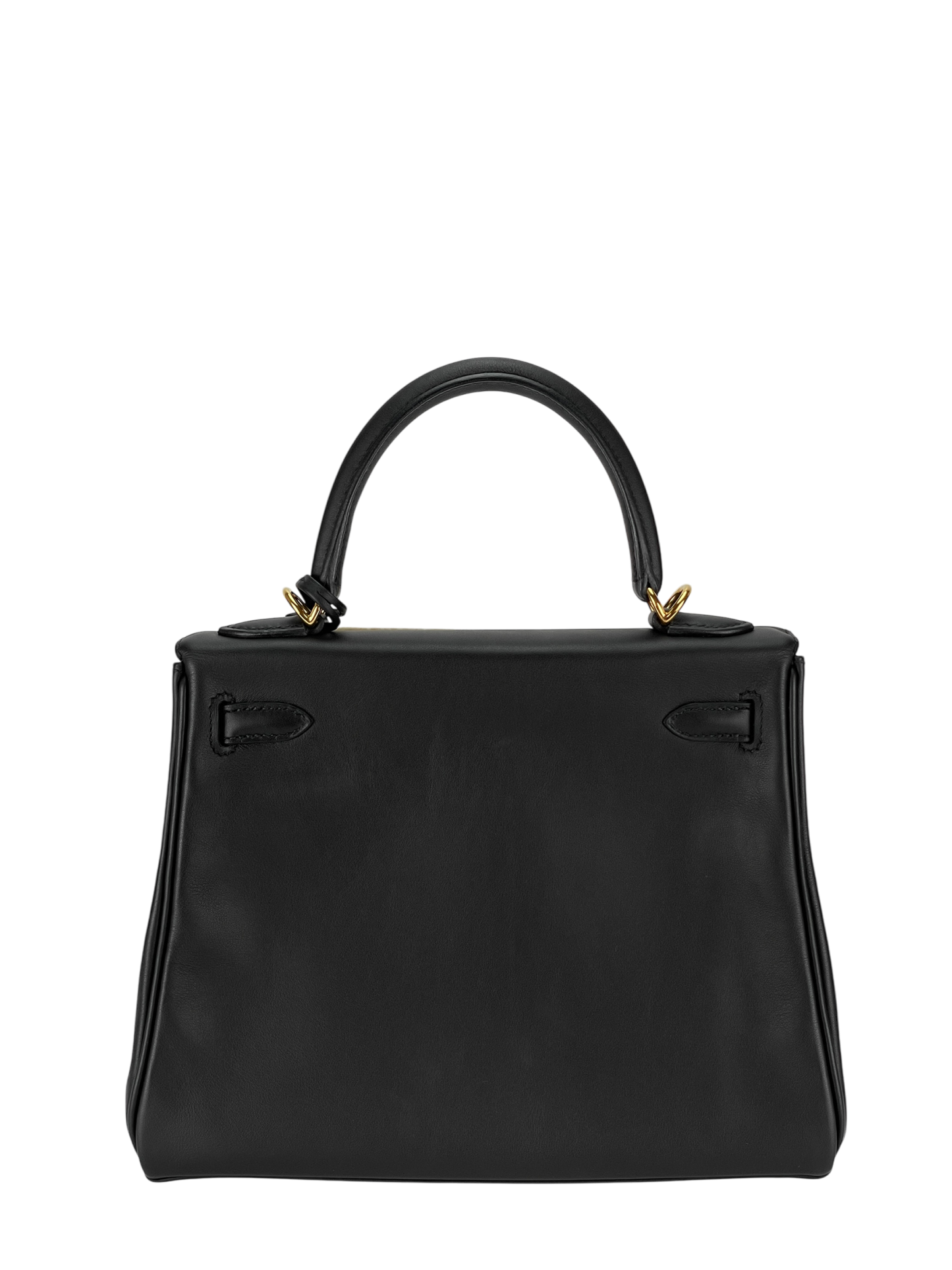 HERMES - Kelly 25 Black Swift Gold Hardware