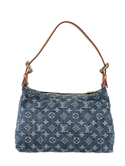 LOUIS VUITTON - Baggy PM Shoulder Bag Blue Monogram Denim