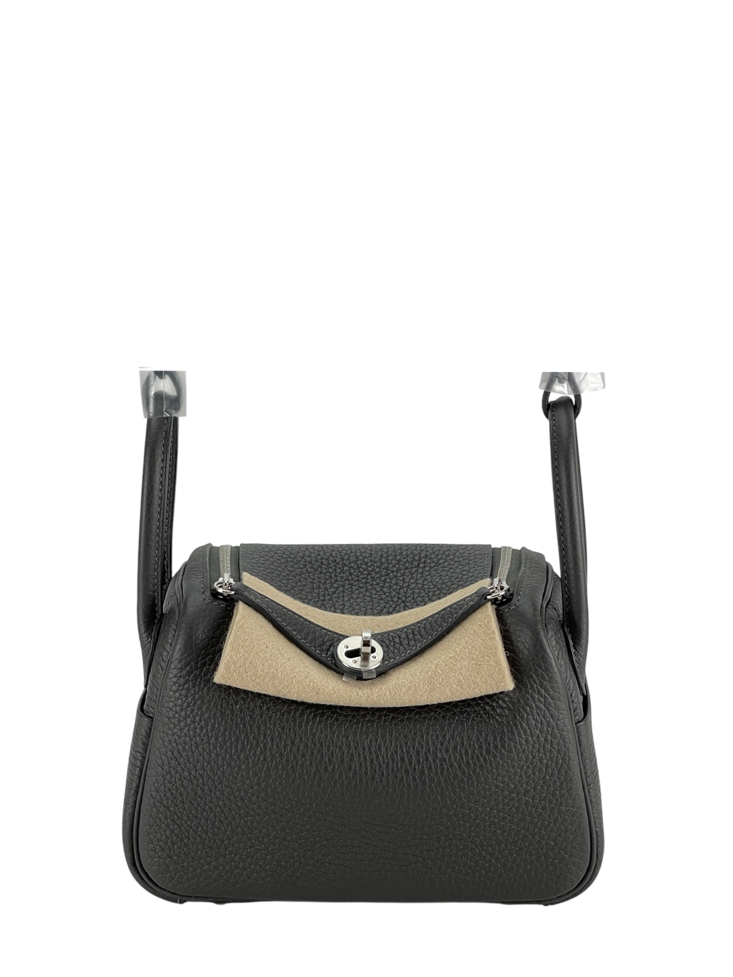 HERMES - Mini Lindy Dark Bronze TC Palladium Hardware