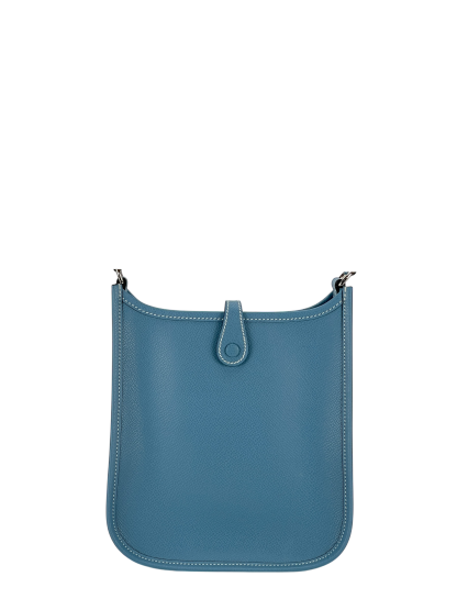 HERMES - Evelyne TPM Evelyne 16 Blue Jean Epsom Palladium Hardware