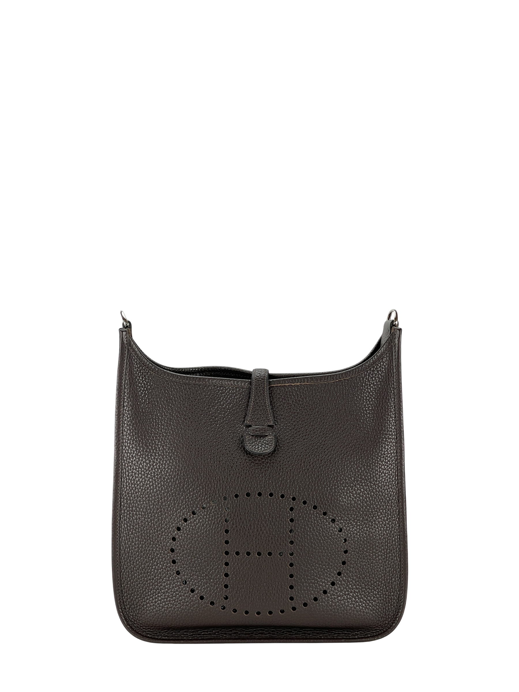 HERMES - Evelyne PM Evelyne 29 Ebene Clemence Palladium Hardware