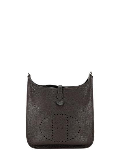 HERMES - Evelyne PM Evelyne 29 Ebene Clemence Palladium Hardware