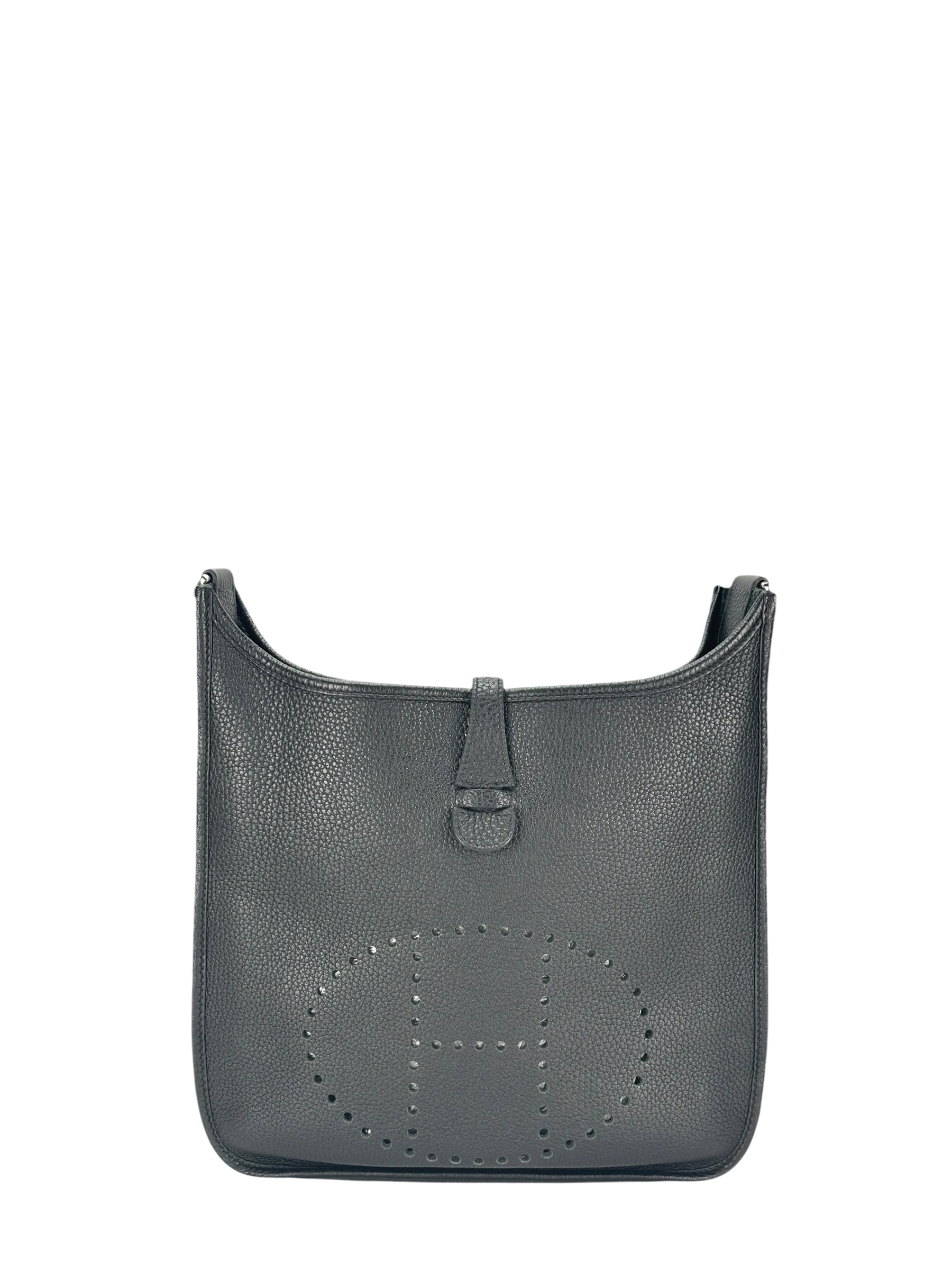 HERMES - Evelyne PM Evelyne 29 Noir Clemence Palladium Hardware