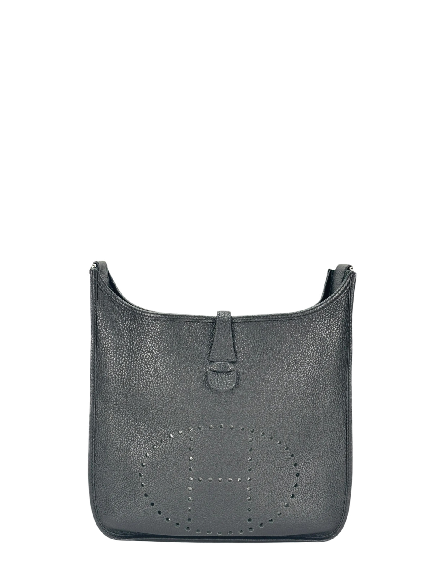 HERMES - Evelyne PM Evelyne 29 Noir Clemence Palladium Hardware