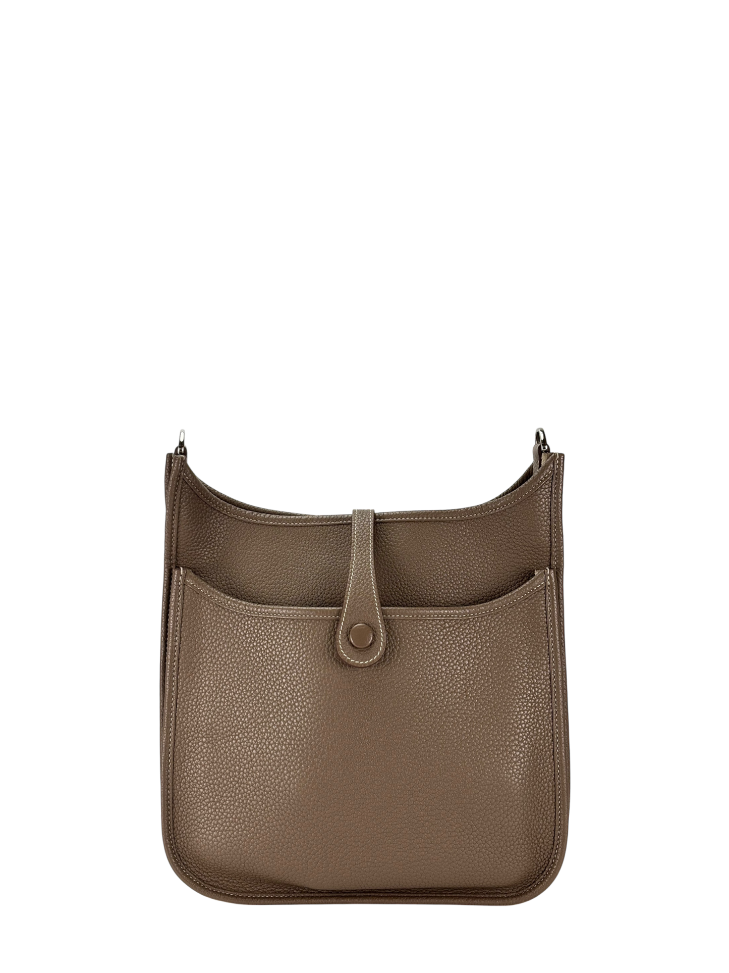 HERMES - Evelyne PM Evelyne 29 Etoupe Clemence Palladium Hardware