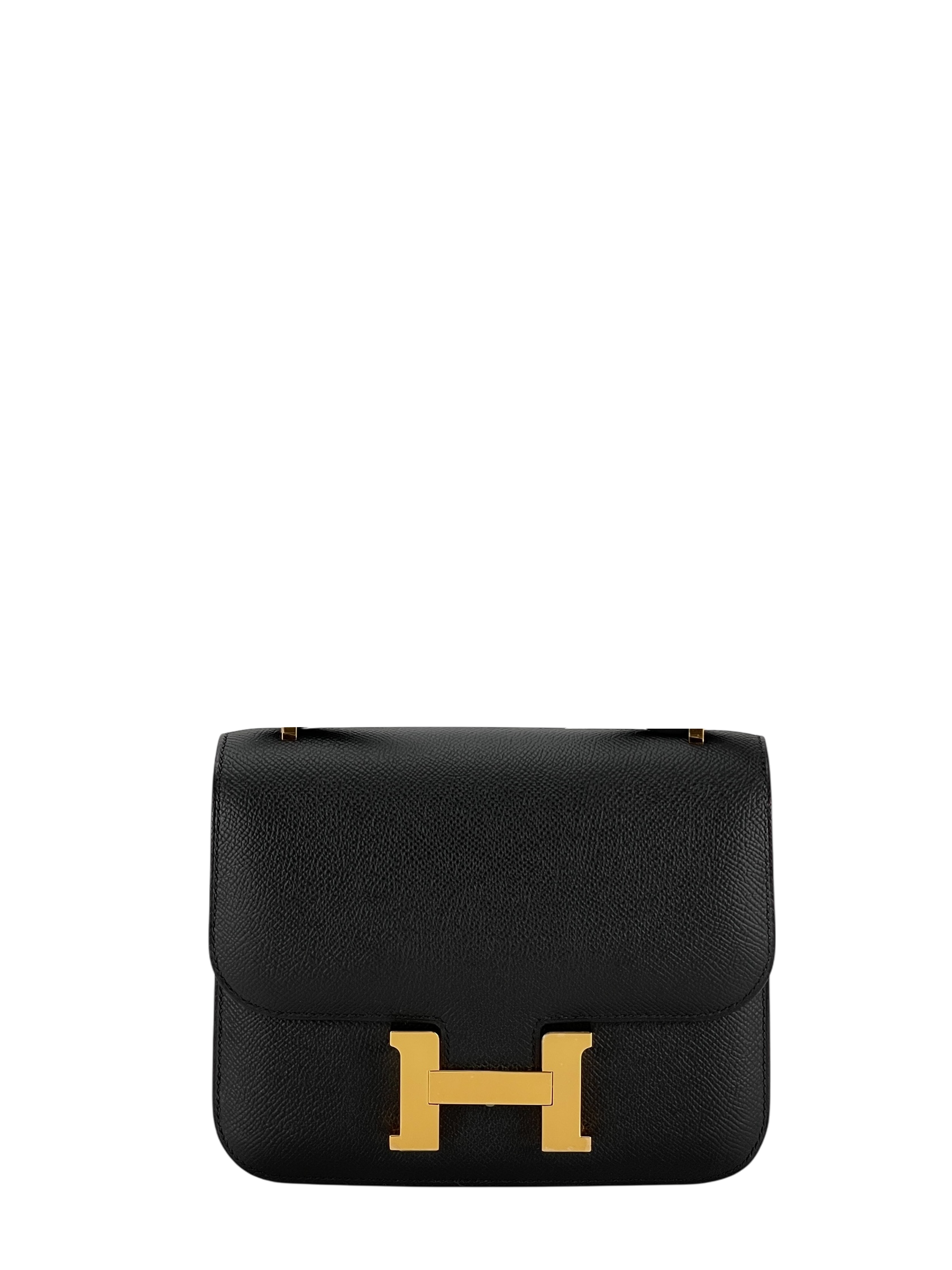 HERMES - Constance 19 Black Epsom Gold Hardware