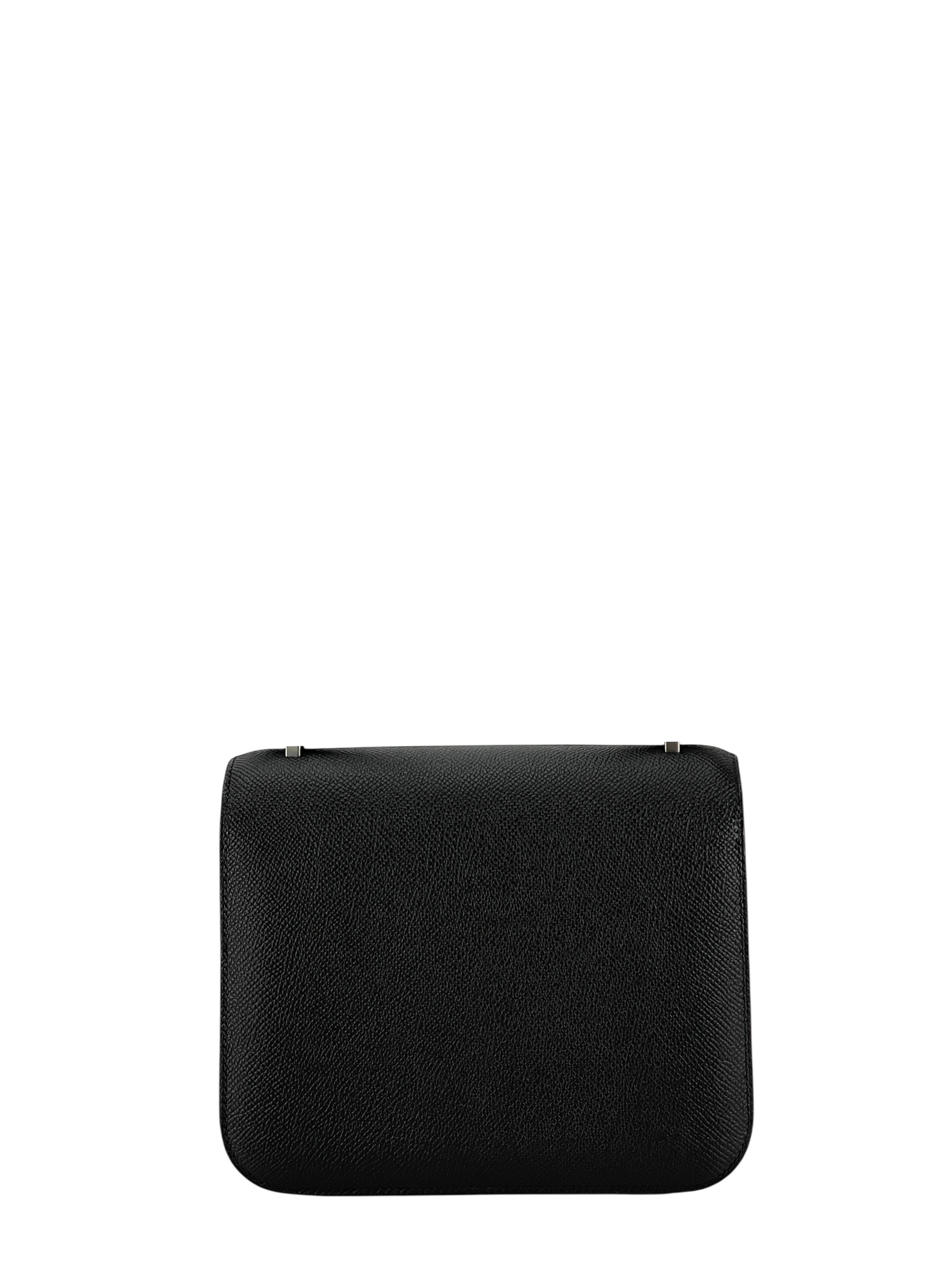 HERMES - Constance Mini 19 Noir89 Epsom Palladium Hardware