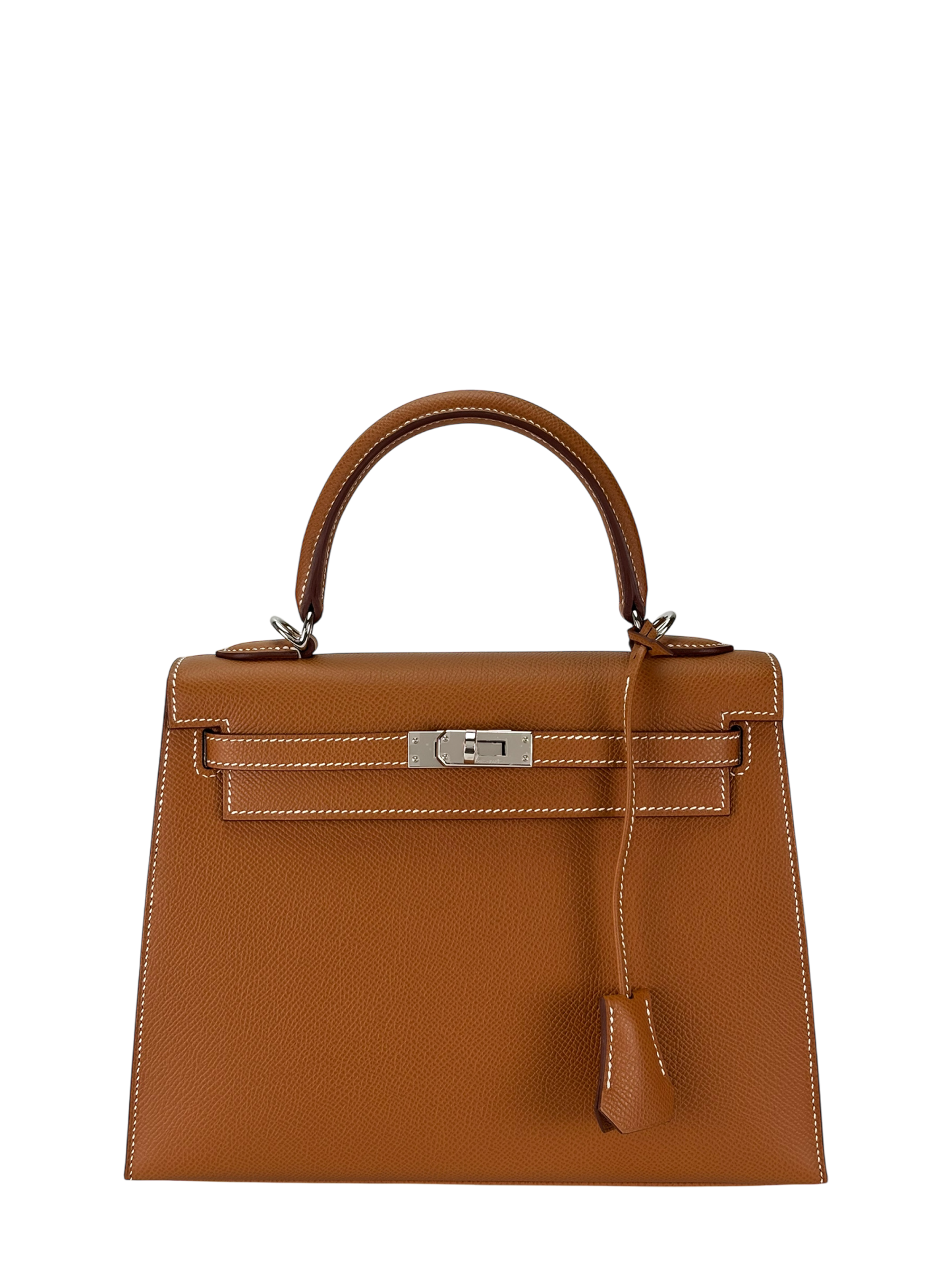 HERMES - Kelly 25 37Gold Epsom Palladium Hardware