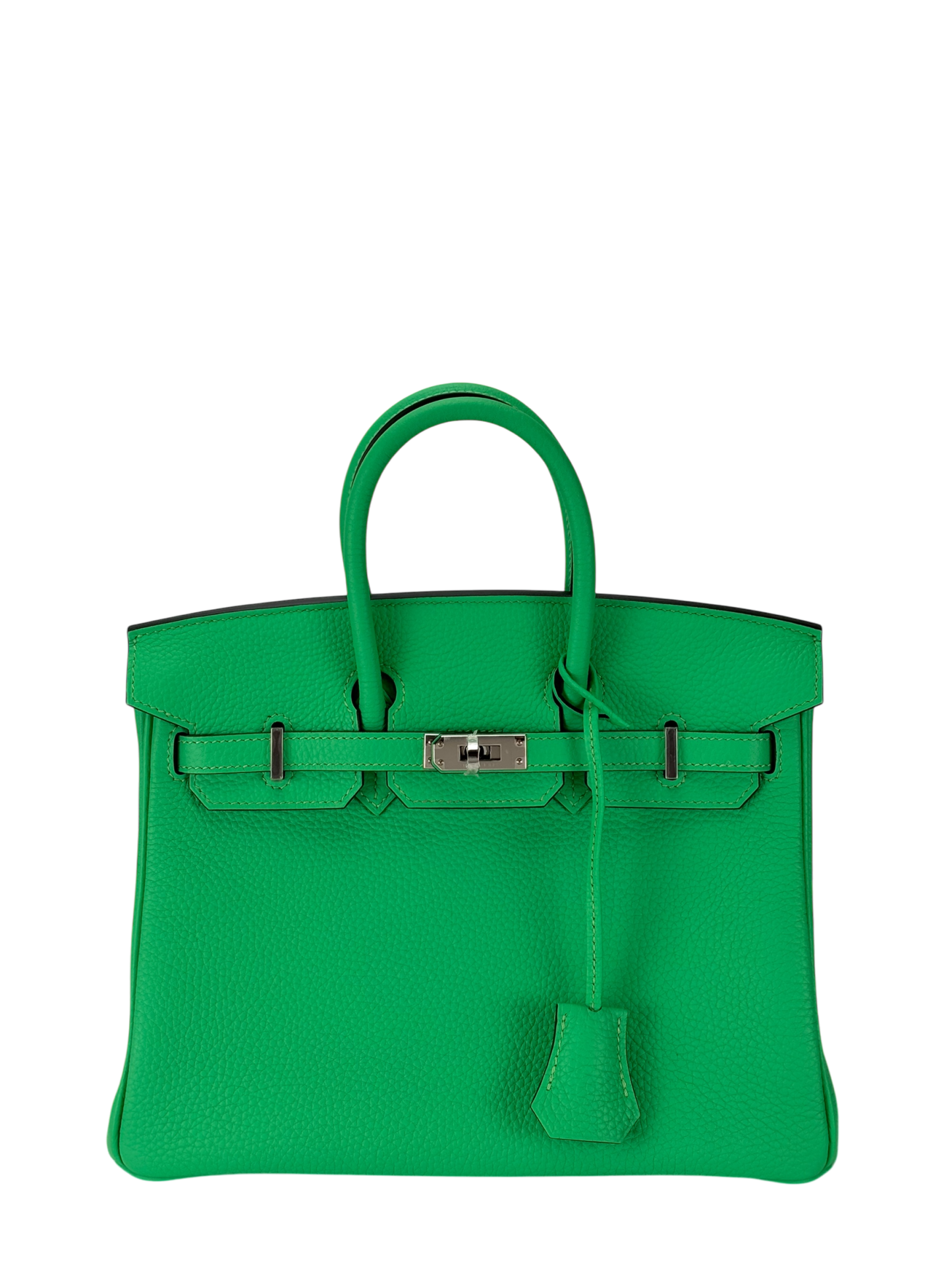 HERMES - Birkin 25 Togo Vert Comics Palladium Hardware