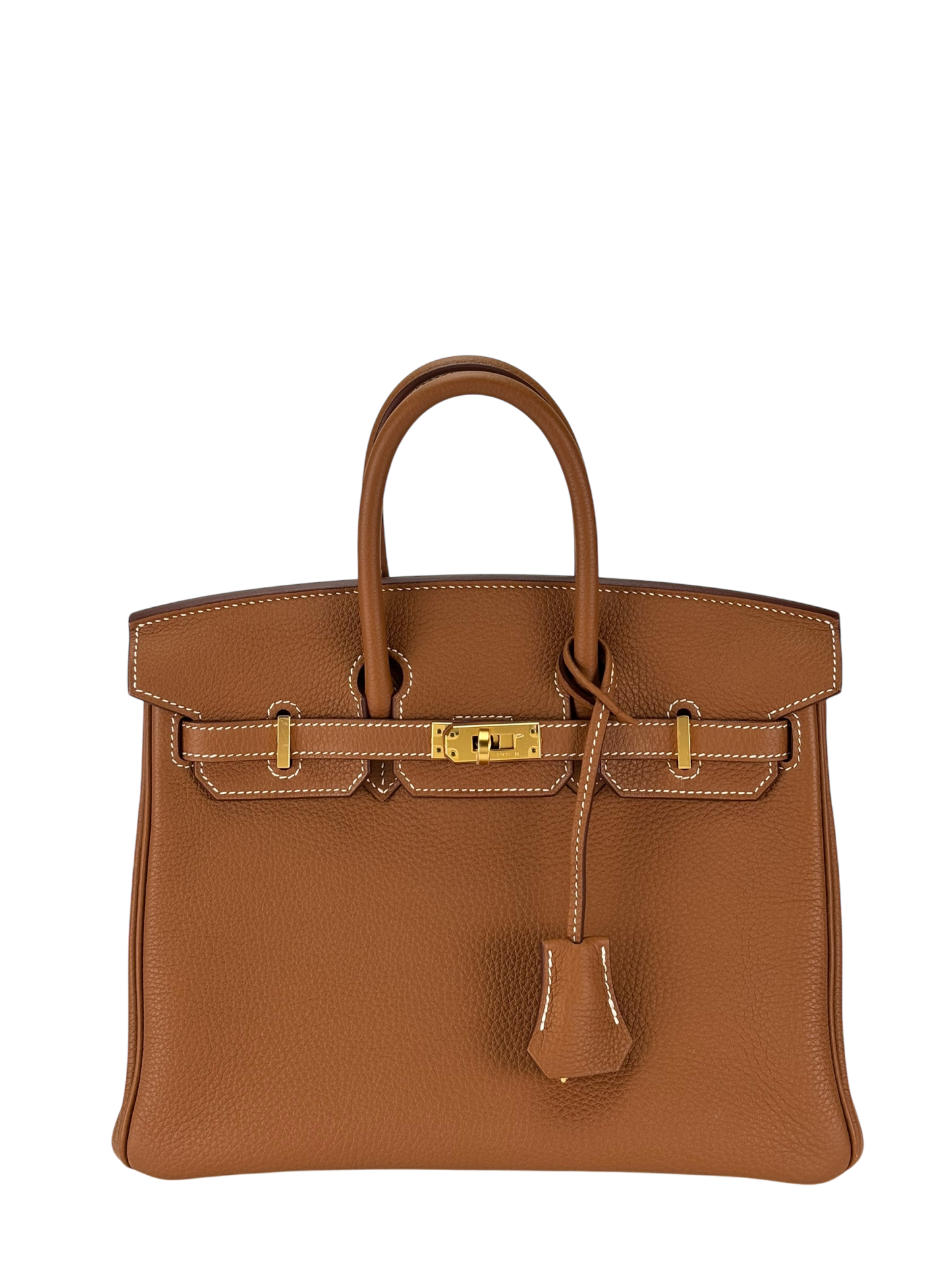 HERMES - Birkin 25 Togo Gold Palladium Hardware 