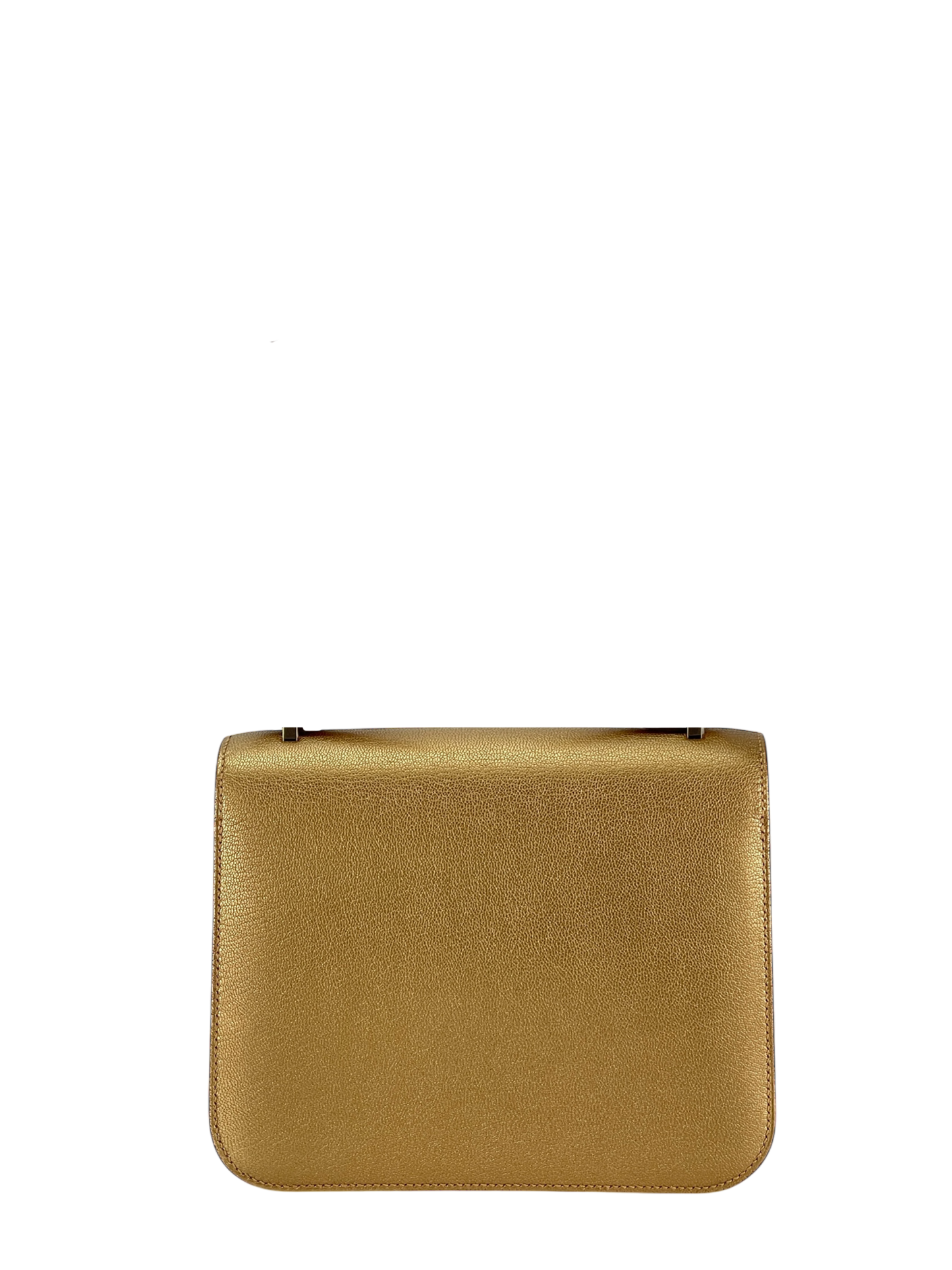 HERMES - Constance Mini 19 Dore Chevre Permabrass Gold Hardware