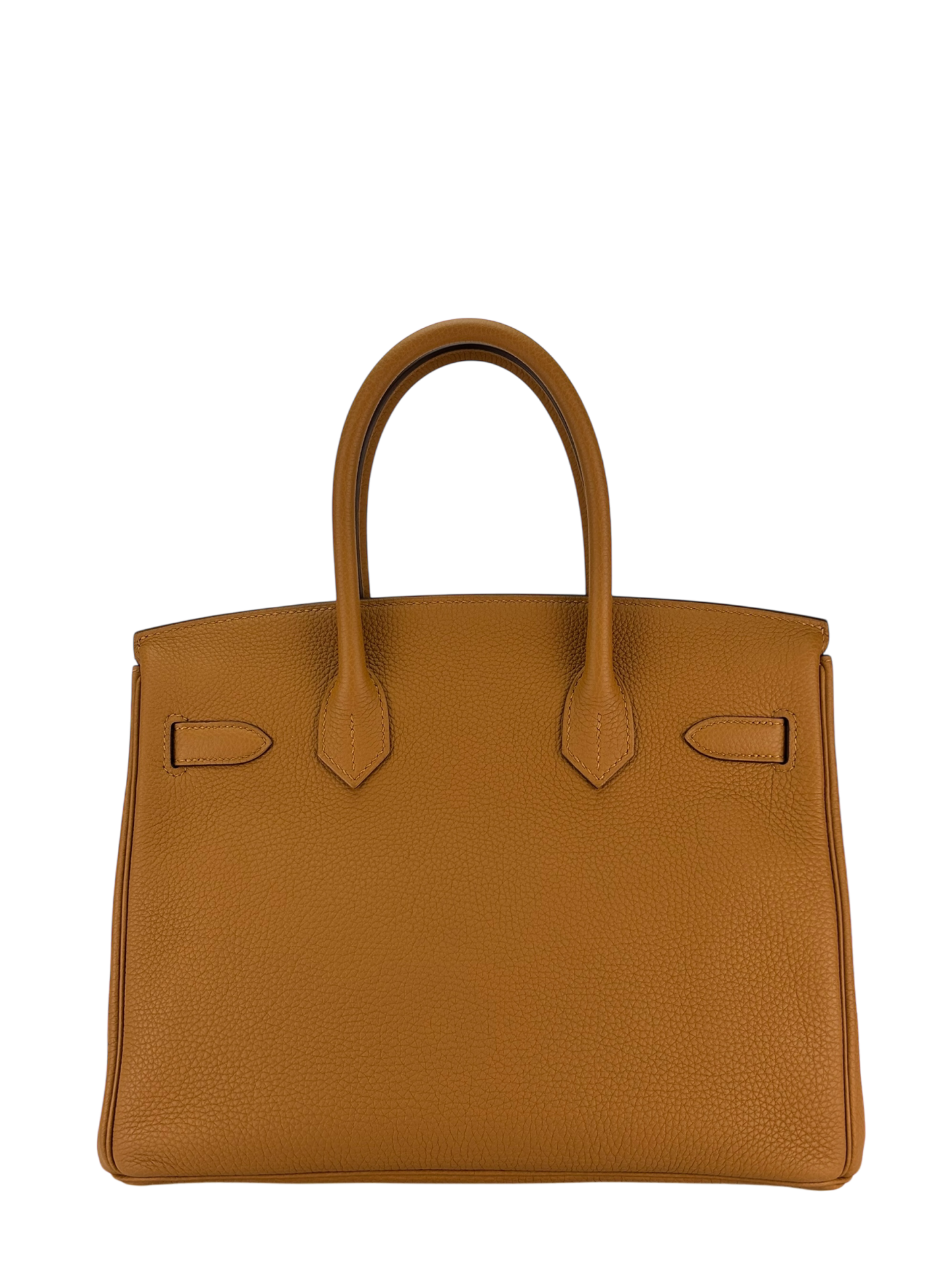 HERMES - Birkin 30 Togo Caramel Leather Silver Hardware
