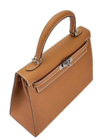 HERMES - Kelly 25 Gold Epsom Palladium Hardware