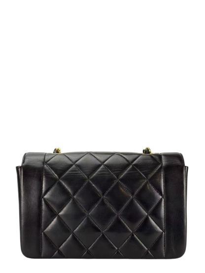 CHANEL - Black Lambskin Small Diana 22 Shoulder Bag
