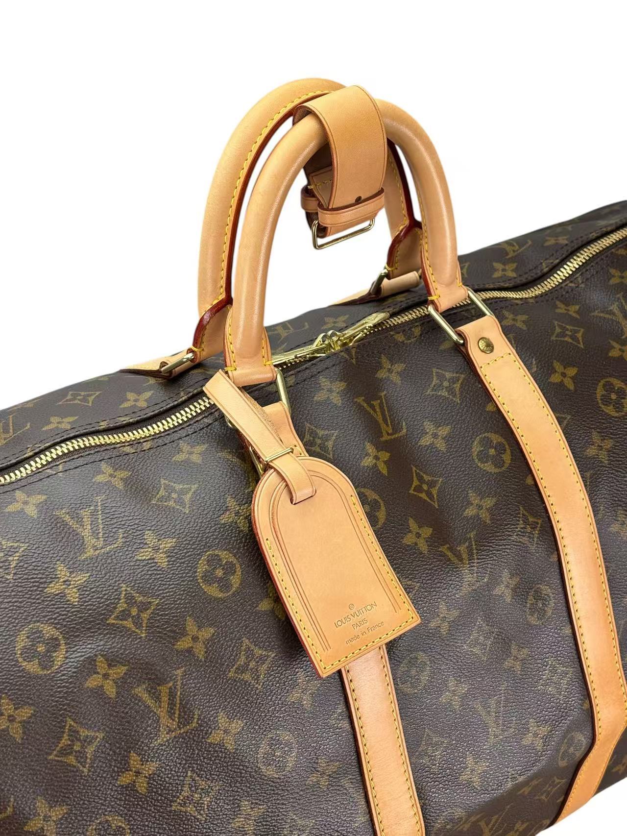 LOUIS VUITTON - Monogram Keepall 55 Bandouliere Bag 