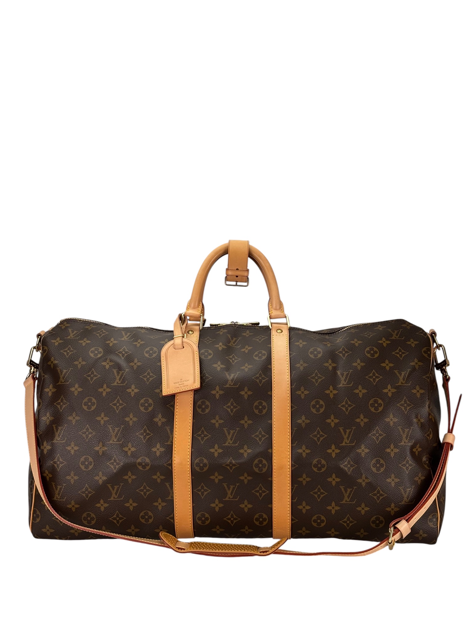 LOUIS VUITTON - Monogram Keepall 55 Bandouliere Bag 