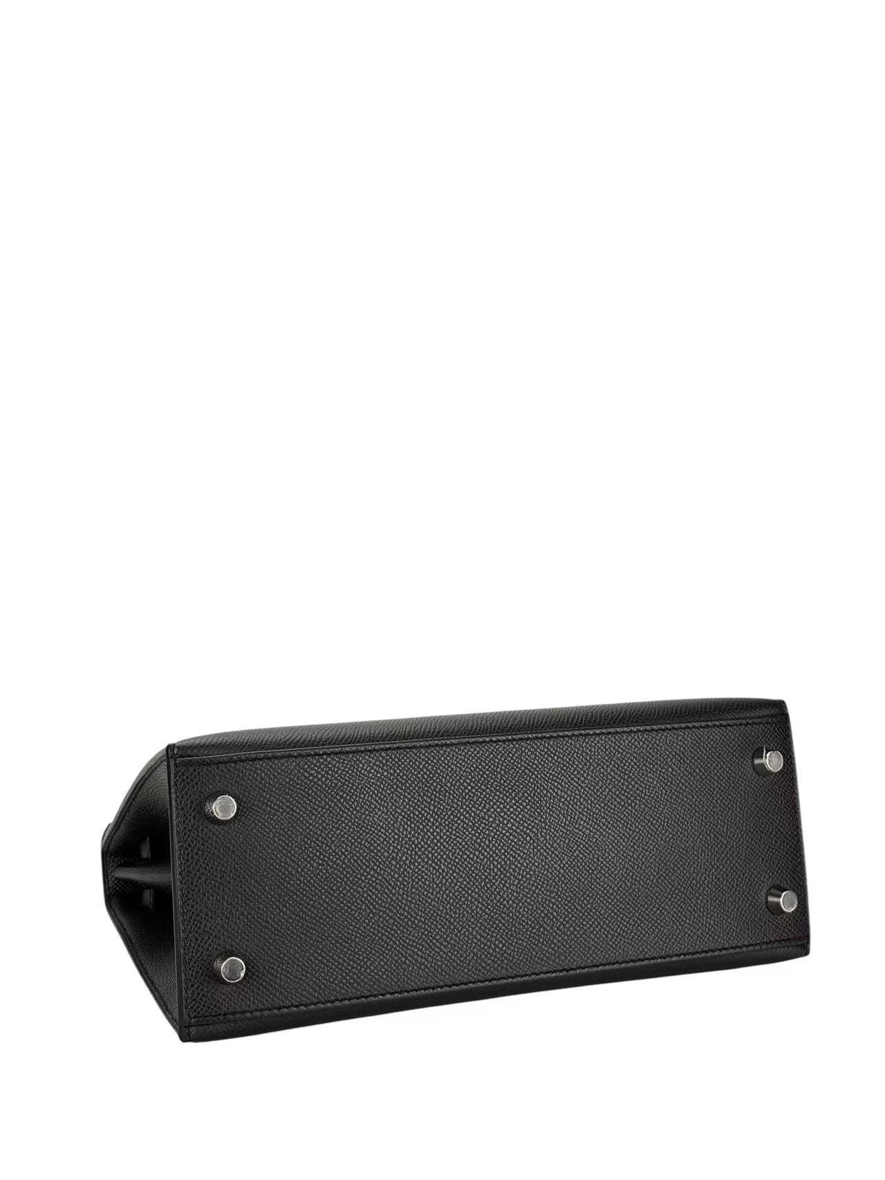 HERMES - Kelly 25 8P Plomb Epsom Electrum Hardware