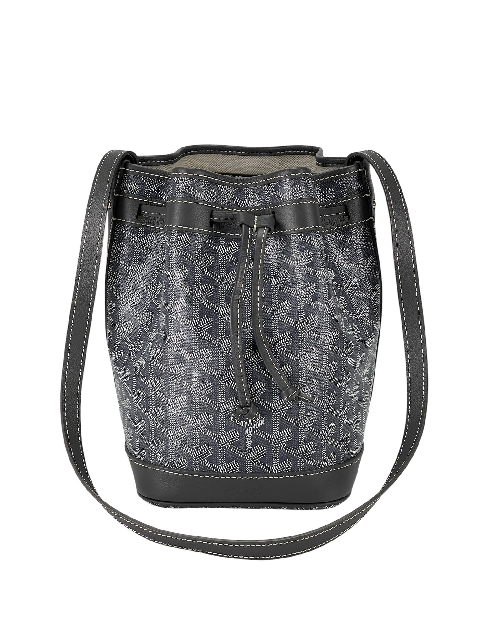 GOYARD - Petit Flot Bucket Bag Grey