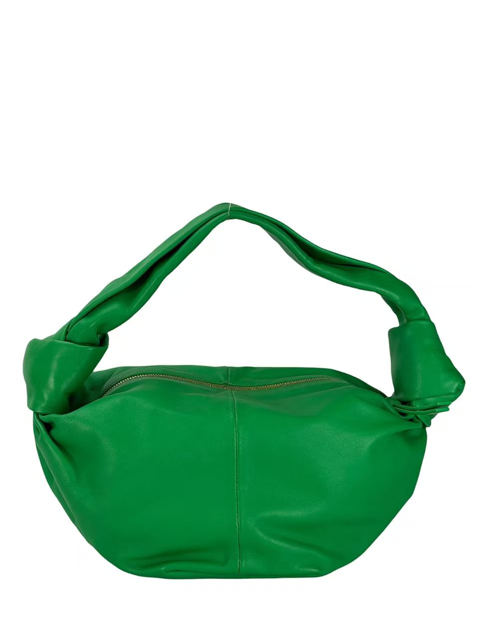 BOTTEGA VENETA - Green Calfskin Double Knot Handbag