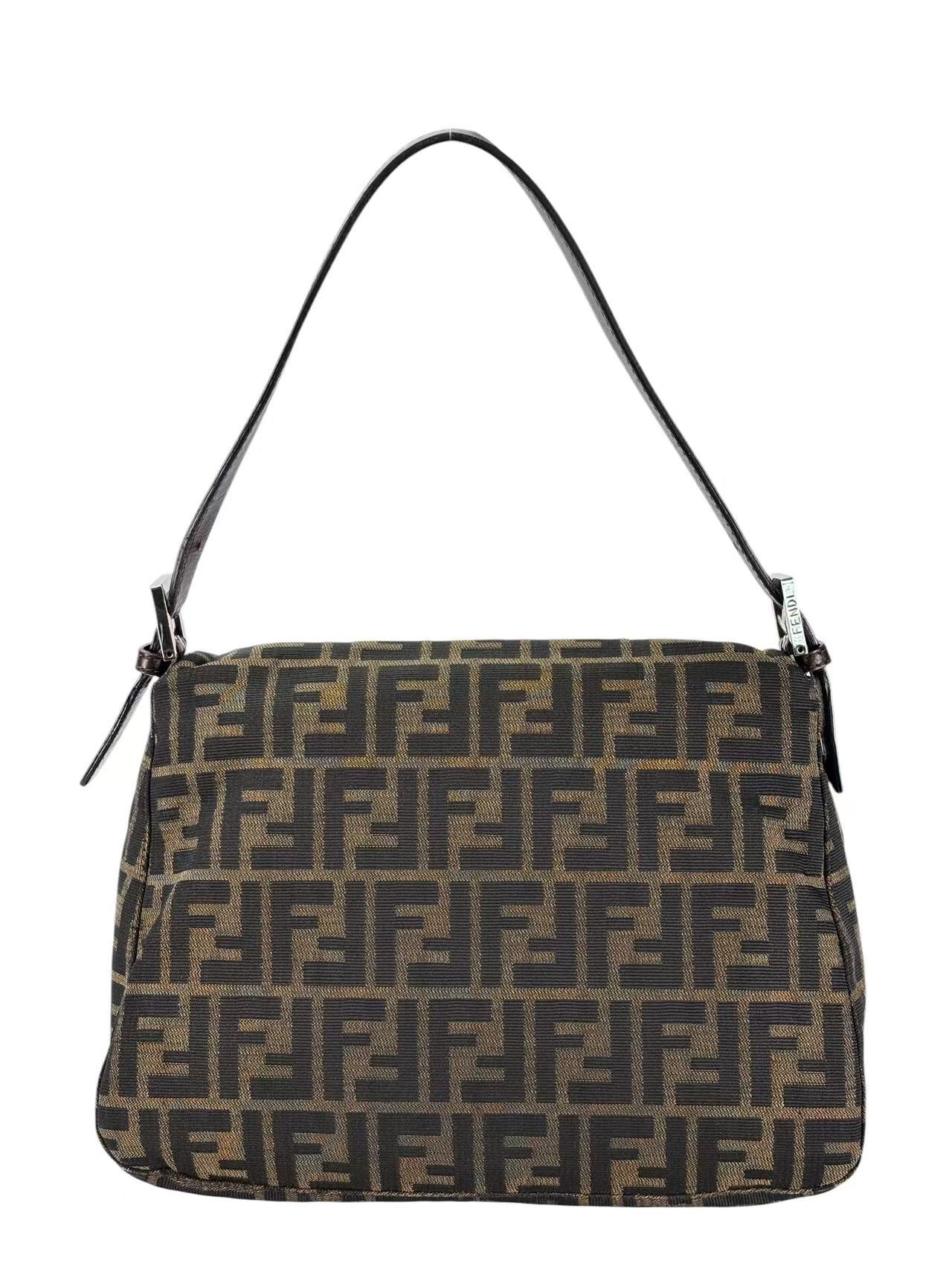 FENDI - Zucca Medium Mamma Baguette Bag