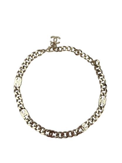 CHANEL - CC Logo Multicolor Necklace