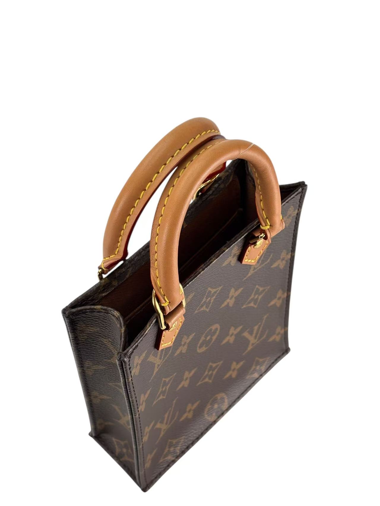 LOUIS VUITTON - LV Monogram Petit Sac Plat Mini Handbag Canvas