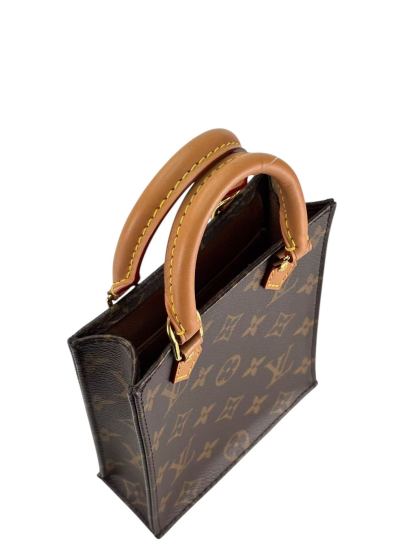 LOUIS VUITTON - LV Monogram Petit Sac Plat Mini Handbag Canvas