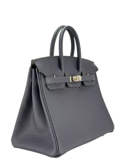 HERMES - Birkin 25 Blue Nuit （2Z）Togo Palladium Hardware 