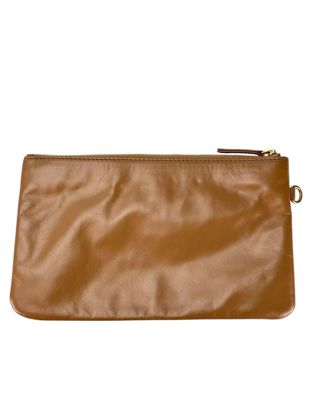 CHANEL - 22 Bag Dark Beige Calfskin Gold Hardware Small 