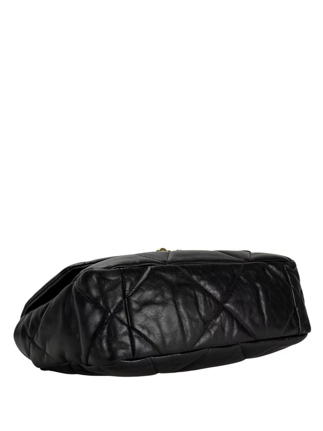 CHANEL - Medium 19 Bag Black Lambskin Handbag