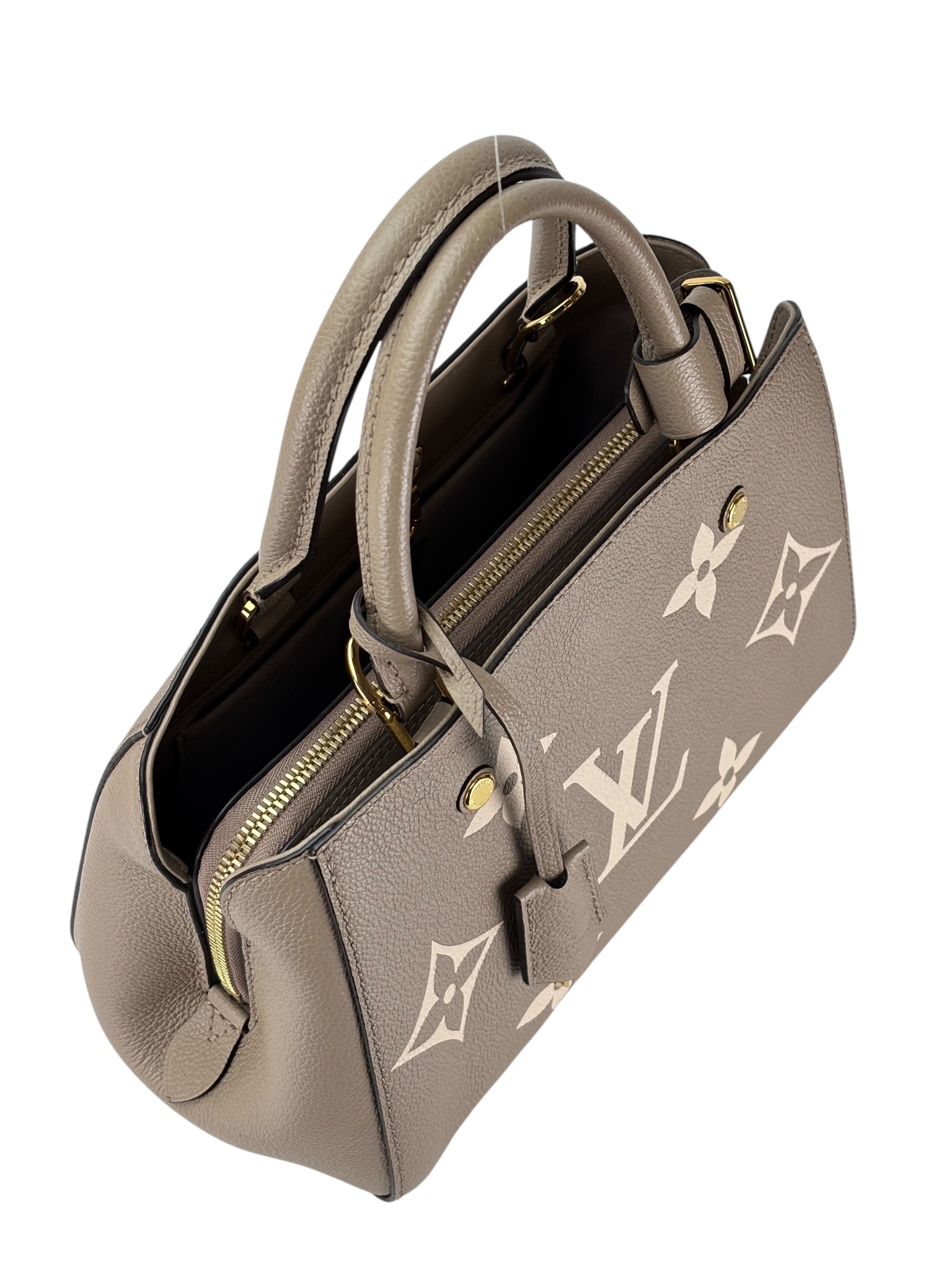 LOUIS VUITTON - LV Giant Monogram Montaigne BB Gray Bag