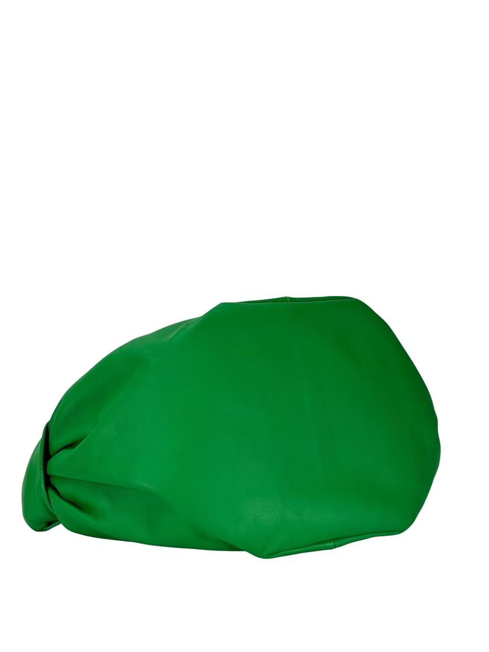 BOTTEGA VENETA - Green Calfskin Double Knot Handbag