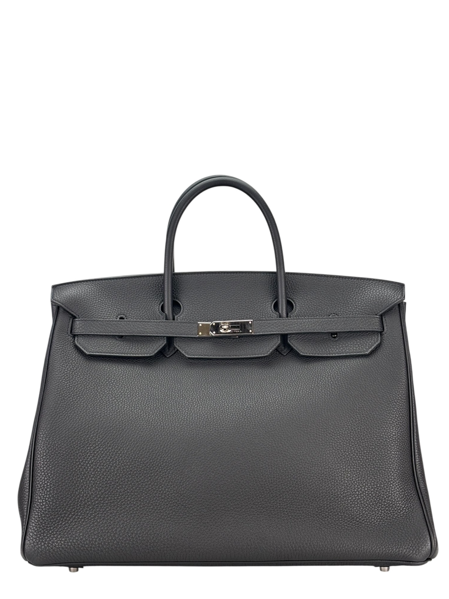 HERMES - Birkin 40 Noir 89 Togo Palladium Hardware 