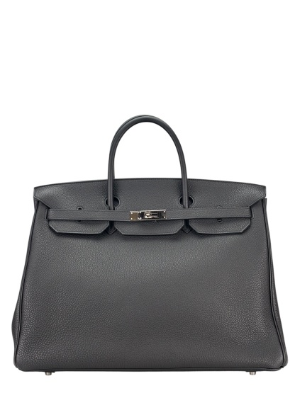 HERMES - Birkin 40 Noir 89 Togo Palladium Hardware 
