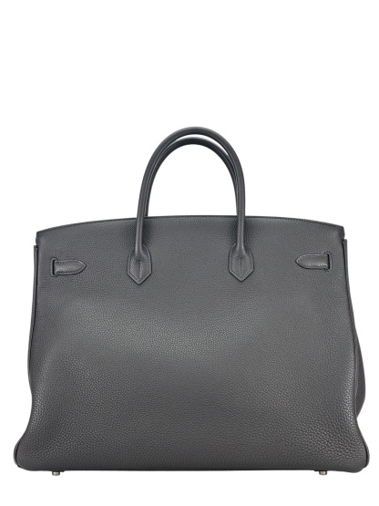 HERMES - Birkin 40 Noir 89 Togo Palladium Hardware 