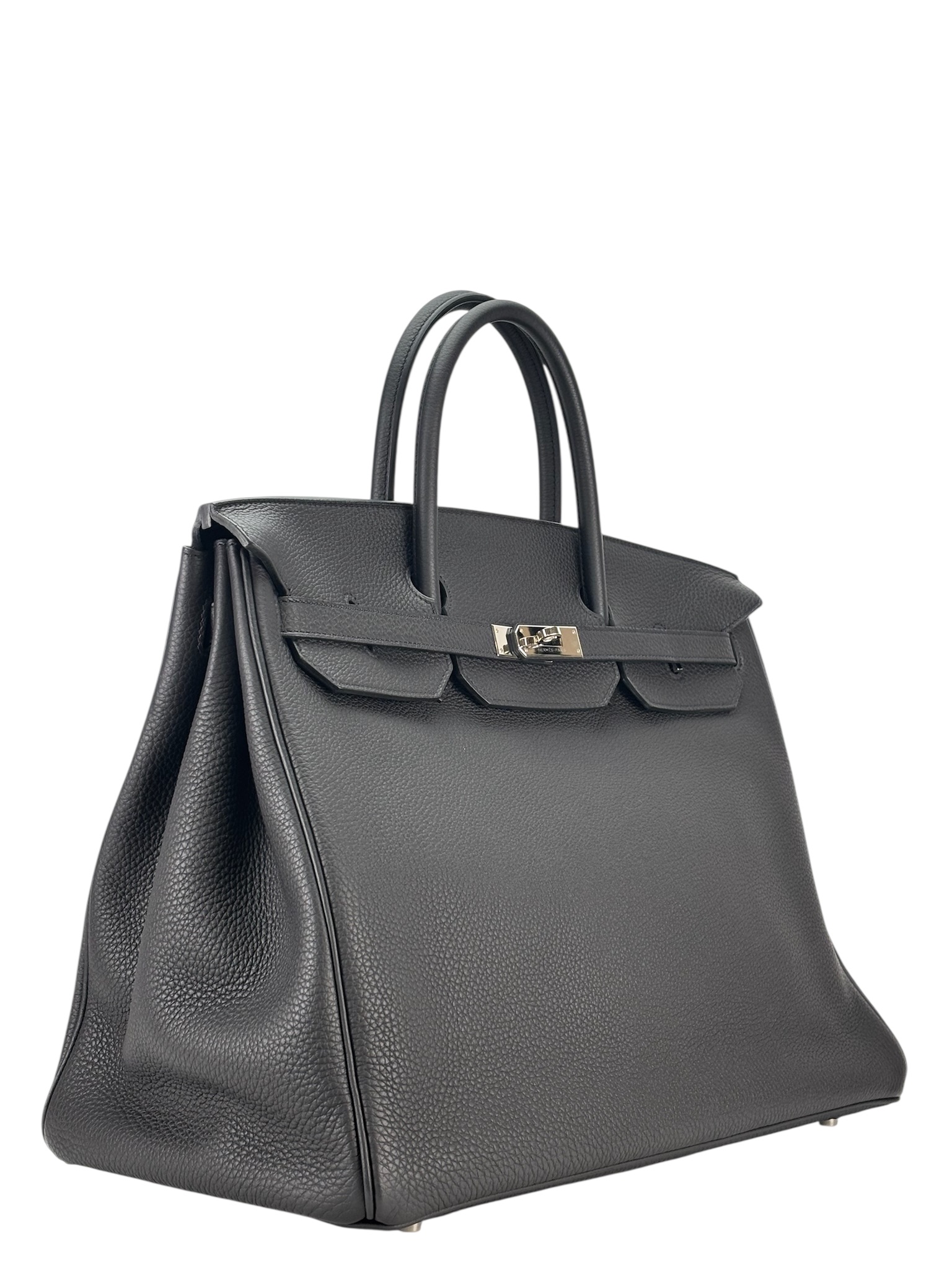 HERMES - Birkin 40 Noir 89 Togo Palladium Hardware 